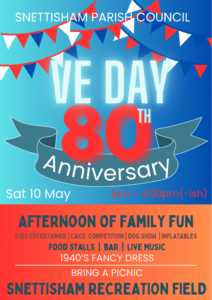VE Day 80 poster